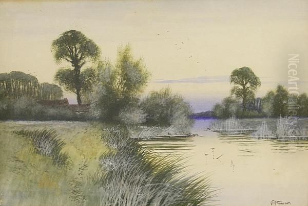 River By Dusk - view 1