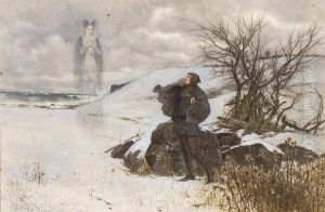 Arthurian Illustration by George Gordon Fraser