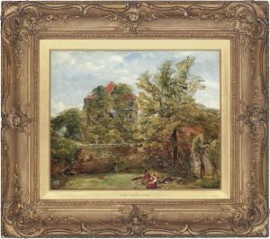 The Old Mill House At Musselburgh by Alexander Jnr. Fraser