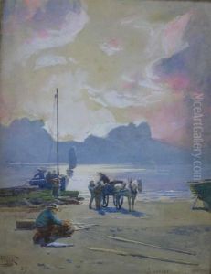 Unloading The Catch by John Simpson Fraser