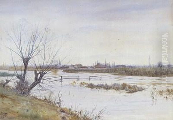Winter River View - view 1