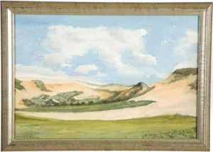 Dunes Under A Blue Sky by Thomas Douglass Fraser