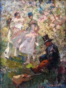 Scene De Genre by Dominique Frassati