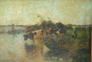 Campesina Con Ganado by Hendrik Frauenfelder
