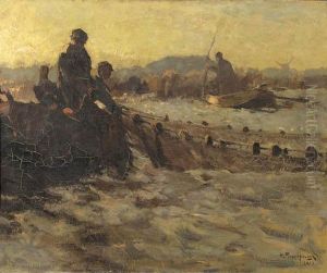 Fishermen At Work by Hendrik Frauenfelder