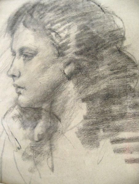 Profile Of Young Girl - view 1
