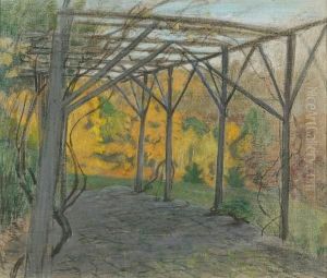 Arbor At Windway And Flowers In A Landscape: Two Arbor At Windway And Flowers In A Landscape: Two