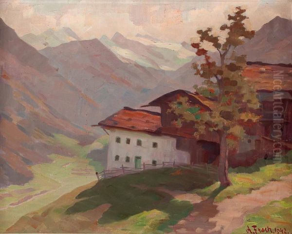Bauernhof In Einer Tallandschaft - view 1
