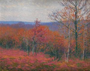 Sous Bois En Automne by Charles Frechon