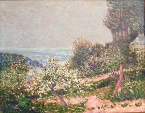 Le Jardin Du Peintre Au Printemps by Charles Frechon