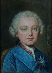 Portrait D'enfant De La Famille Royale Portant L'ordre Du Saint-esprit