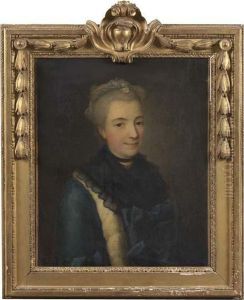 Portrait De La Marquise De Choiseul La Baume by Jean Martial Fredou