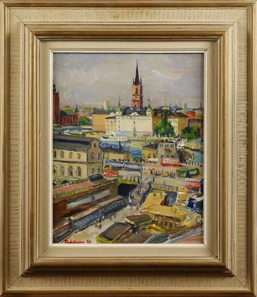 Vy Over Slussen Och Riddarholmen - view 1