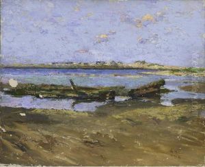 Shore With Boats by Charles H. Freeman