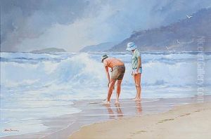 Catching Worms, Seal Rock by William Freeman
