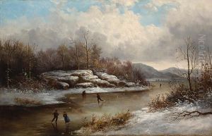 Skating In Winter by William Frefichs