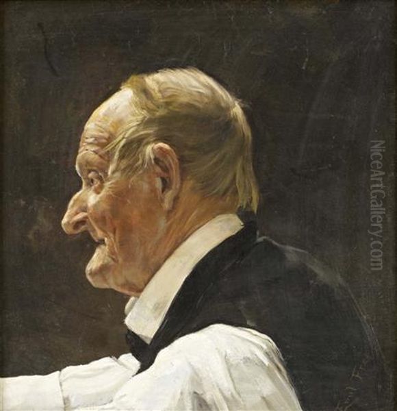 Profile Of An Elderly Gentleman - view 1