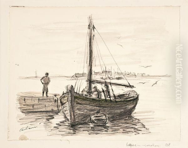 Barque En Reparation - view 1