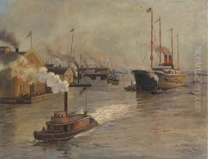 A View Of New York Harbor