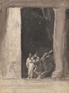 Jesus Heilt Den Aussatzigen by Alexander Frenz
