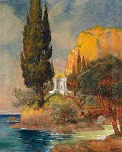 Weisser Pavillon Am See