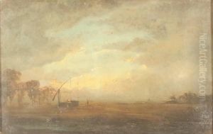 Abendstimmung In Der Puszta