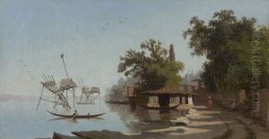 Vue Du Bosphore (beykoz?) by Ch. Theodore, Bey Frere