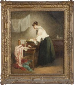 Wash-day by Edouard Frere