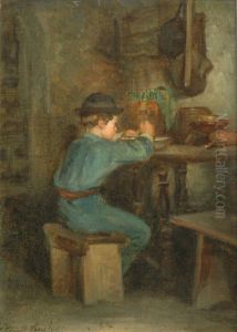 Le Premier Repas by Edouard Frere