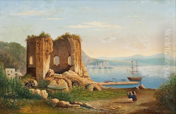 Neapolitanische Kustenlandschaft - view 1