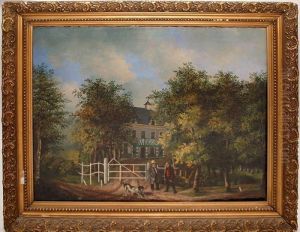 Huntersaround The Horse by Jacobus Freudenberg