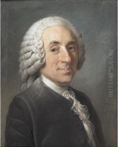 Portrait De Jean-baptiste-francois Durey De Bourneville-mesnieres by Franz Bernhard Frey