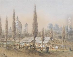 "deralte Tandelmarkt by Johann Wilhelm Frey