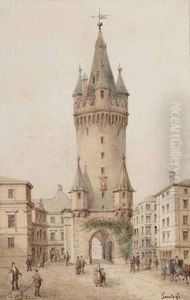 Betitelt"sonntags" by Johann Wilhelm Frey
