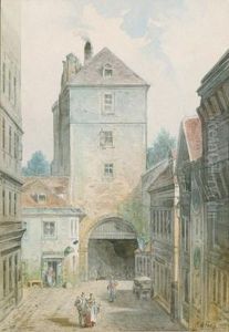 Inneres Neuthor by Johann Wilhelm Frey
