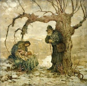 "flucht Imwinter" by Max Adolf Peter Frey