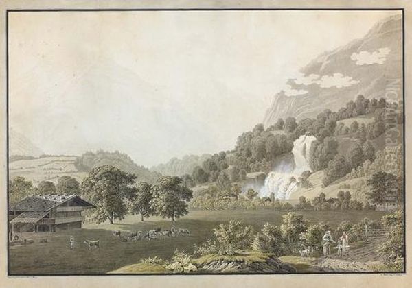 Das Haslital Mit Dem Reichenbachfall. - view 1
