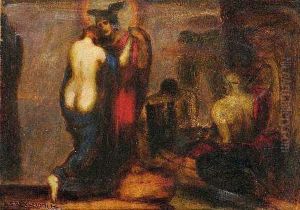 Orpheus Abschied by Adolf Frey-Moock
