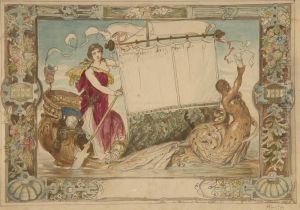 4 Bll.: Figurliche Motive. by Albert Freytag