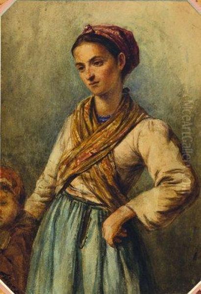 Jeune Femme Et Enfant. - view 1