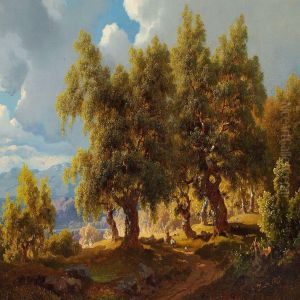 Norwegian Summerlandscape by Joachim Frich