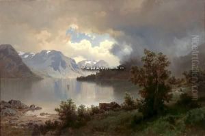 Fjordlandskap by Joachim Frich