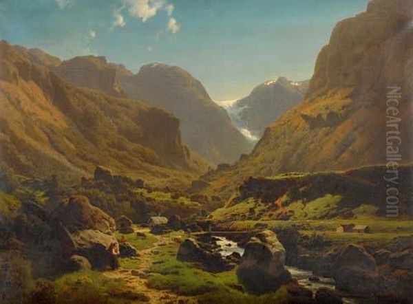 Berglandschaft. 1855. - view 1