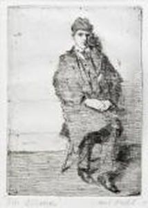 Konstnaren Erik Arnberg Ii by Axel Fridell