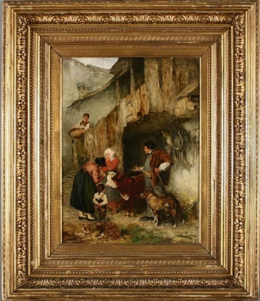 Bergdorf Mit Bauern - view 1