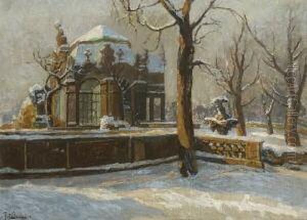 Winterlicher Schlosspark. - view 1