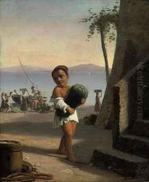 Unloading Provisions On The Quay, Capri - view 1