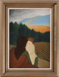 Mother And Child by Arnold Aaron Friedman