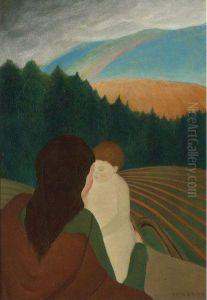 Mother And Child by Arnold Aaron Friedman