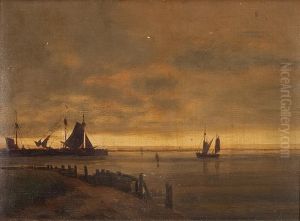 Romantische Kustenlandschaft by Caspar David Friedrich
